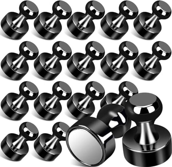 Zwarte Sterke Neodymium Magneten 18 Stuks Voor Koelkast En Kantoor Bol zwarte-sterke-neodymium-magneten-18-stuks-voor-koelkast-en-kantoor-bol