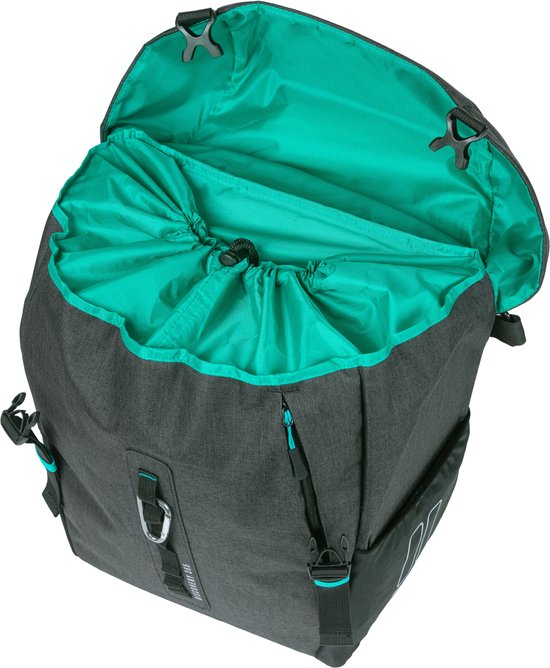 Basil Discovery 365D Enkele Fietstas - 20 Liter - Zwart van Basil — afbeelding 4