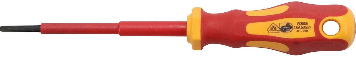BGS VDE-schroevendraaier sleuf 3 mm bladelengte 75 mm - 4925