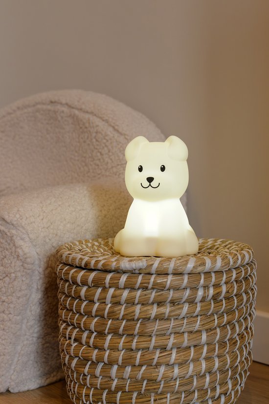 Babiem® Bibi - Nachtlampje - Nachtlamp Kinderen - Nachtlampjes Baby - Babykamer - Touch Dimbaar - 5 Standen - Oplaadbaar - Hond van Babiem — afbeelding 5