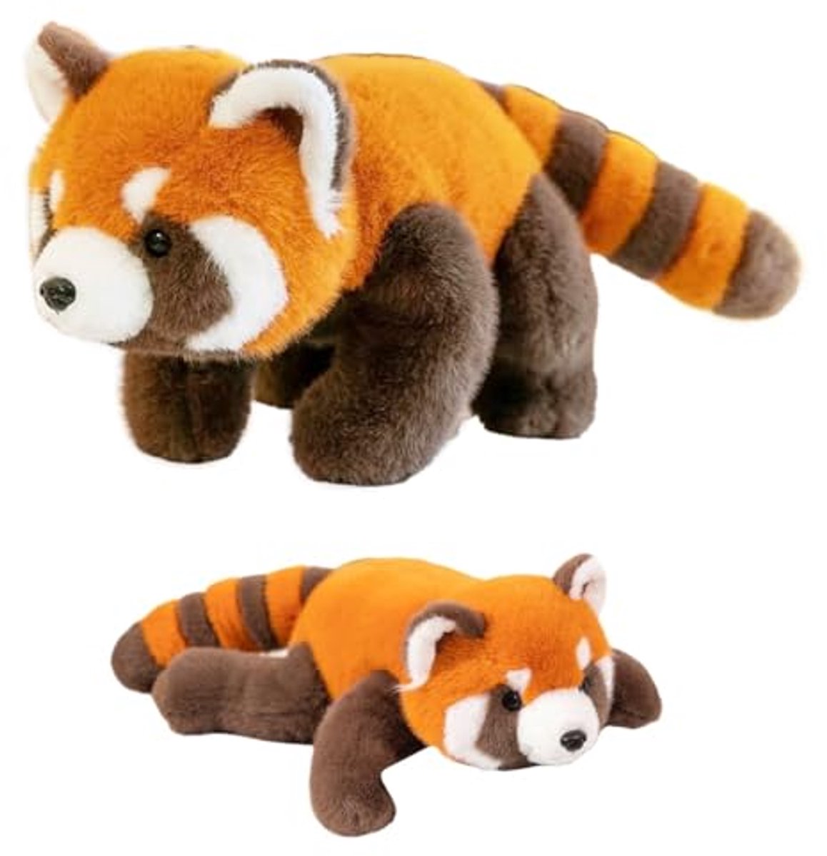 Schattige Rode Panda Pluche 30 cm - Perfect als Cadeau of Decoratie