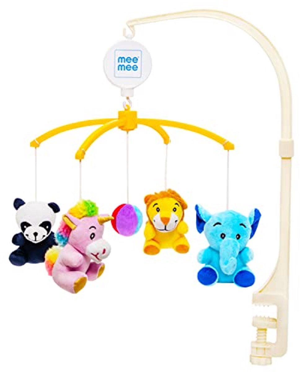 Muzikale Dieren Mobiel voor Kinderbedje - Safari Thema