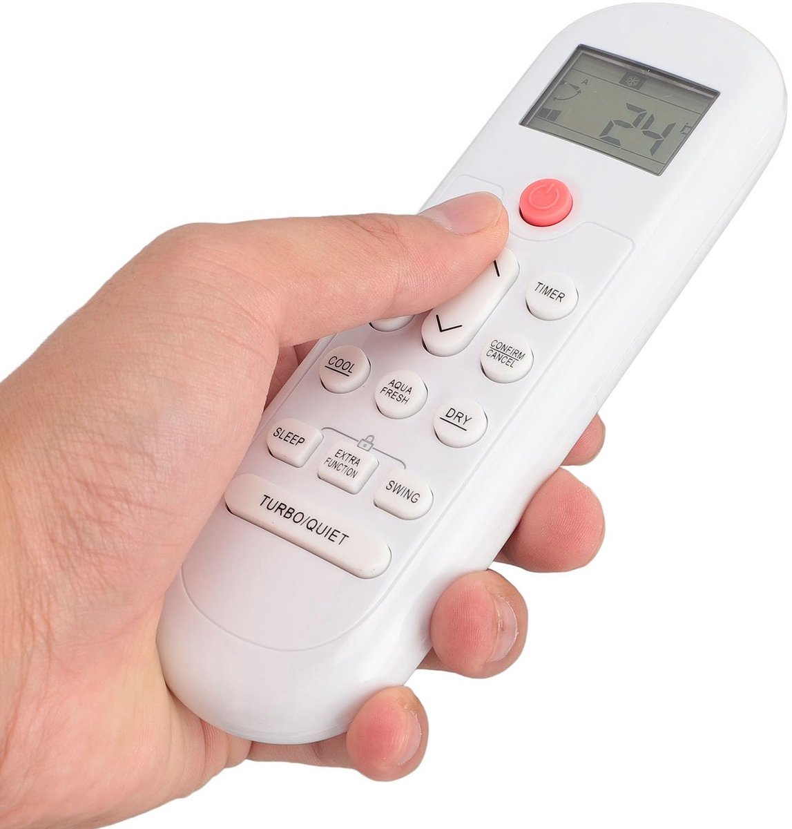 Replacement Remote Control for AQUA MABE AC, Universal Air Conditioning Remote Control for 0010404555A, B 0010404555A, 0010404555B, AC Conditioning Controller