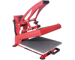 Professionele transferpers 38x38 - heatpress - schuiflade - digitaal display – warmtepers - textiel - sublimatie