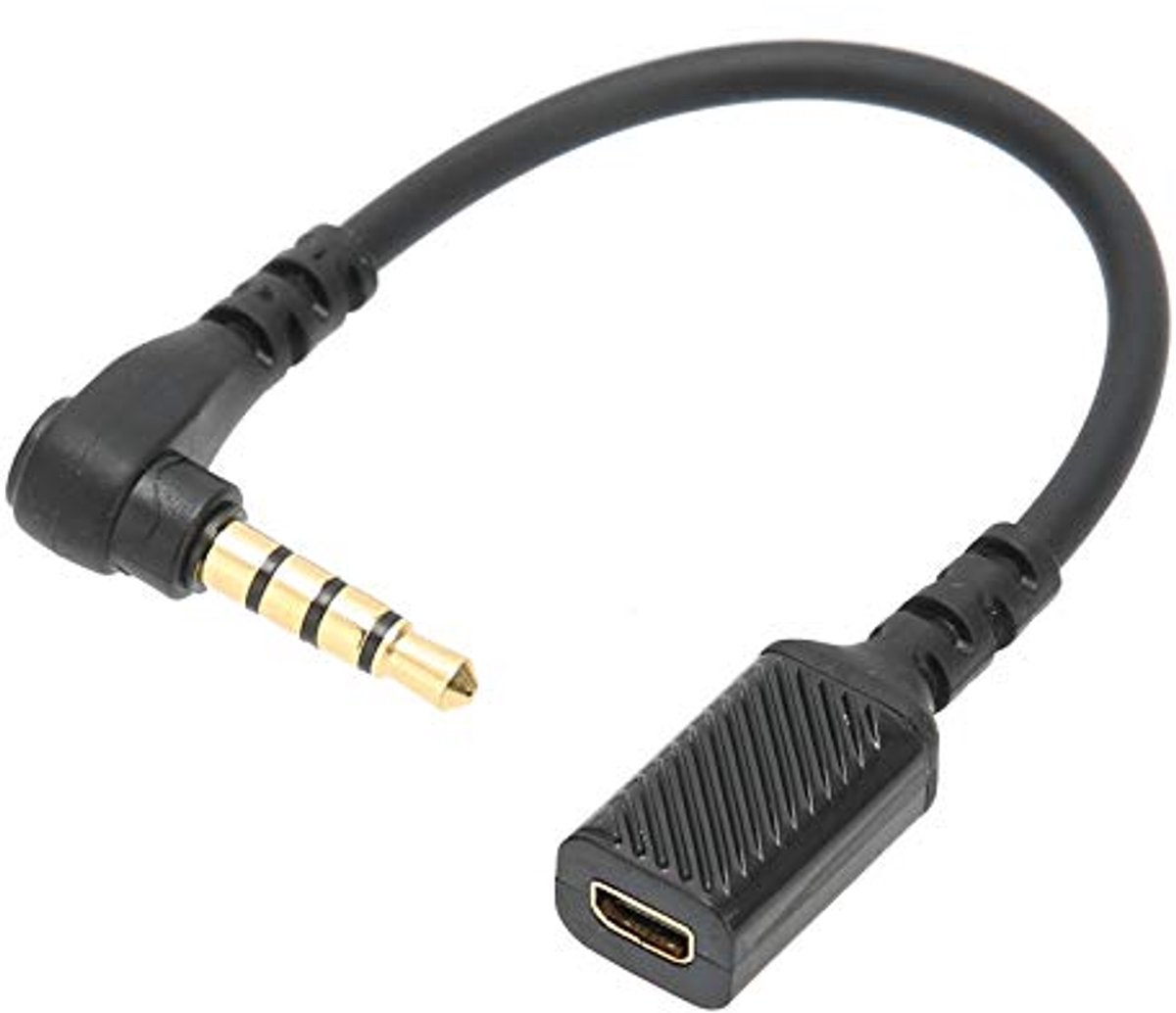 Koptelefoon Audiokabel Adapter 12 cm voor Goede Geleidbaarheid