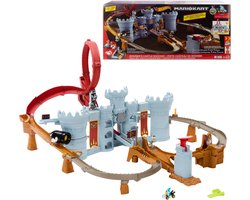 foto van Hot Wheels Mario Kart Bowsers Kasteel - Baanset met Metalen Kamek Speelgoedauto