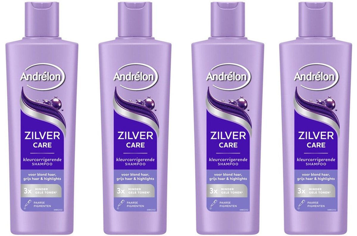 Andrélon Zilver Care Shampoo - 4 x 300 ml