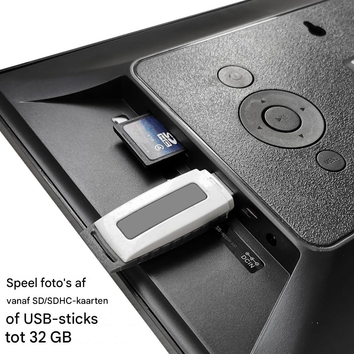 Digitale Fotolijst - HD - 7 Inch Ips Scherm 16:9 - 1 - - Digitale - €45,99