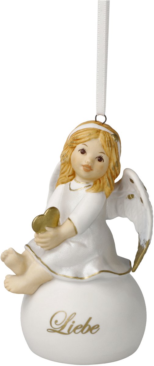 Goebel Kerst | Kersthanger Engel Bel Liefde | Porselein - 9cm - 2025