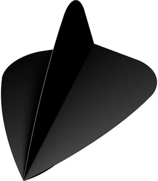 DLDarts - Kite Flights - 75 micron - 1 Set - Zwart van Merkloos — afbeelding 2