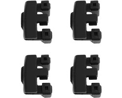 4 rubberen bumpers voor de airfryer, rubberen pootjes voor de grillplaat in de keuken, siliconen hoes voor de airfryer, krasbeschermingsbalk, wimpers