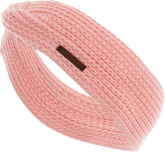 Bandeau tricoté pour femme Joy de Knit Factory - Bandeau pour cheveux - Cache Cache-oreilles pour femme - Cache-tête pour femme - Bandeau d'hiver - Pink - Rose - Taille unique