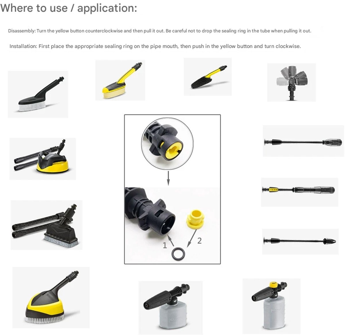 20 stuks — O-ring sproeierset - Geschikt voor Karcher K2 K3 K4 K5 K6 K7 hogedrukreiniger - Hogedrukreinigeraccessoires - O-ring afdichting 2.640-729.0 – foto 6