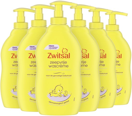 Zwitsal - Zeepvrije Wascreme - 6 x 400ml - Voordeelverpakking van Merkloos — afbeelding 5