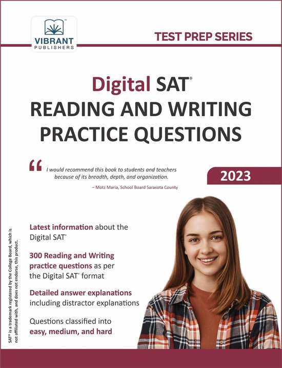 Digital SAT Reading and Writing Practice Questions - cover