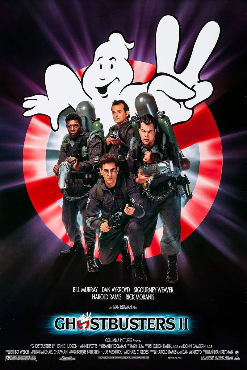karo-art Poster-Ghostbusters 2, 1989, Originele Filmposter, Premium Print, Professioneel Fotopapier Multikleur