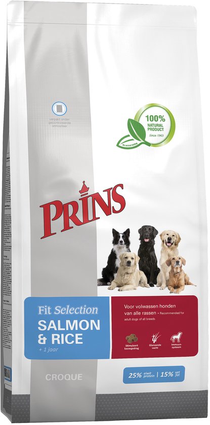 Prins Fit Selection Dog Salmon&Rice 15kg