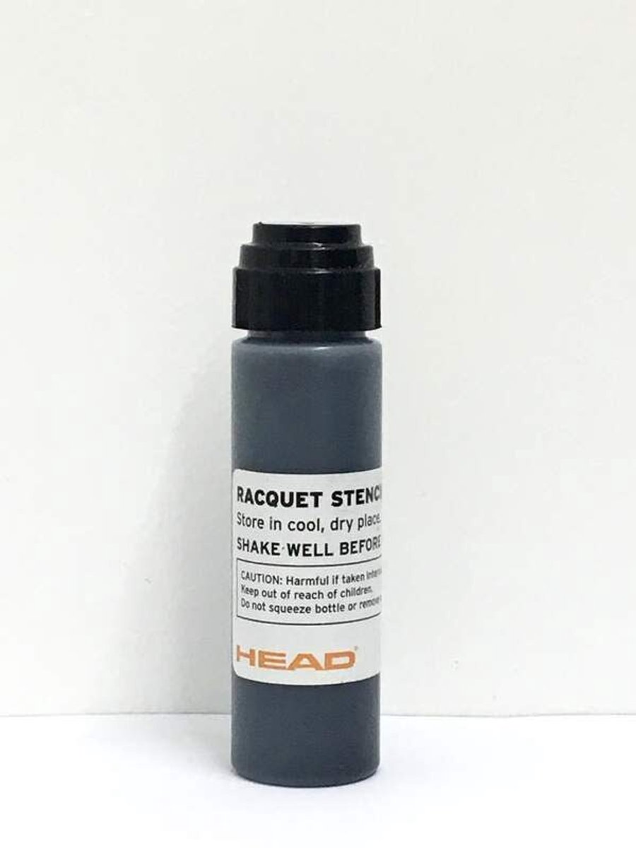 Head Stencil Inkt Logostift – Stencil inkt voor Sjabloon Tennisracket. Zwart
