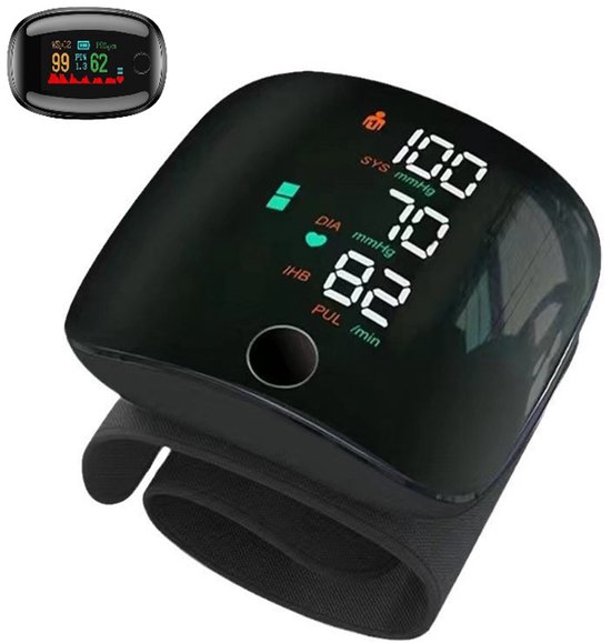 Tensiomètre Bras Digital LCD - Moniteur Pression Artérielle Et Fréquence Cardiaque, Automatique, Sans Fil