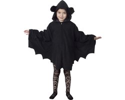 Snoezelige Zwarte Cape Kind Kostuum