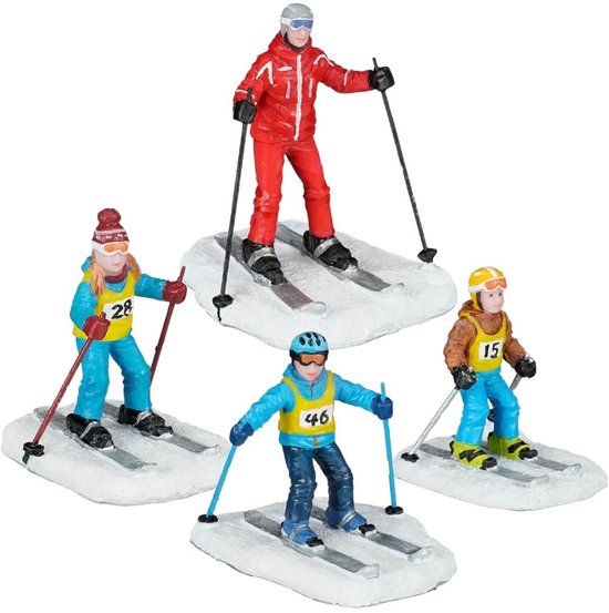 Luville - Ski Teacher with Childeren - Set van 4