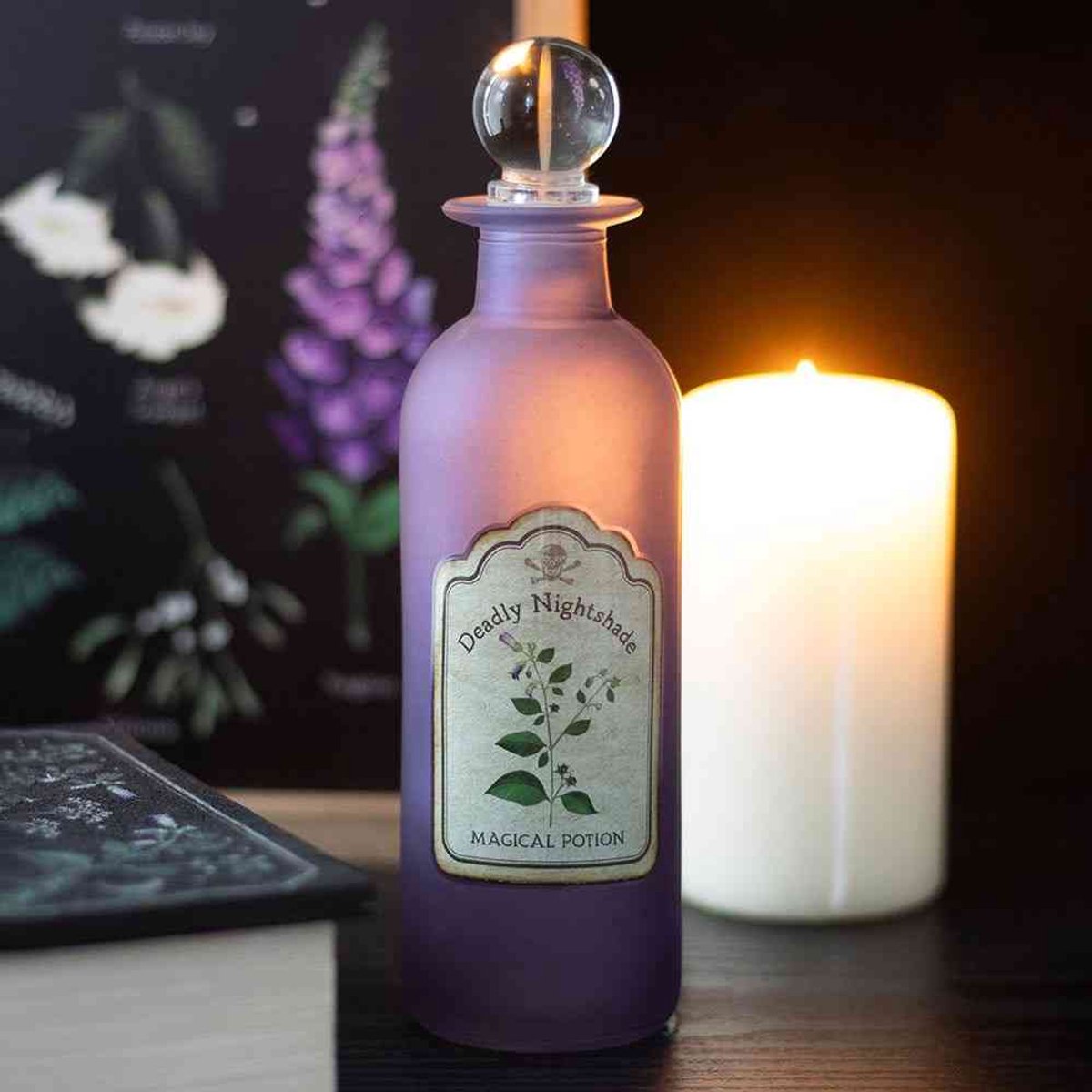 Something Different - Deadly Nightshade Decorative Potion fles - Multicolours