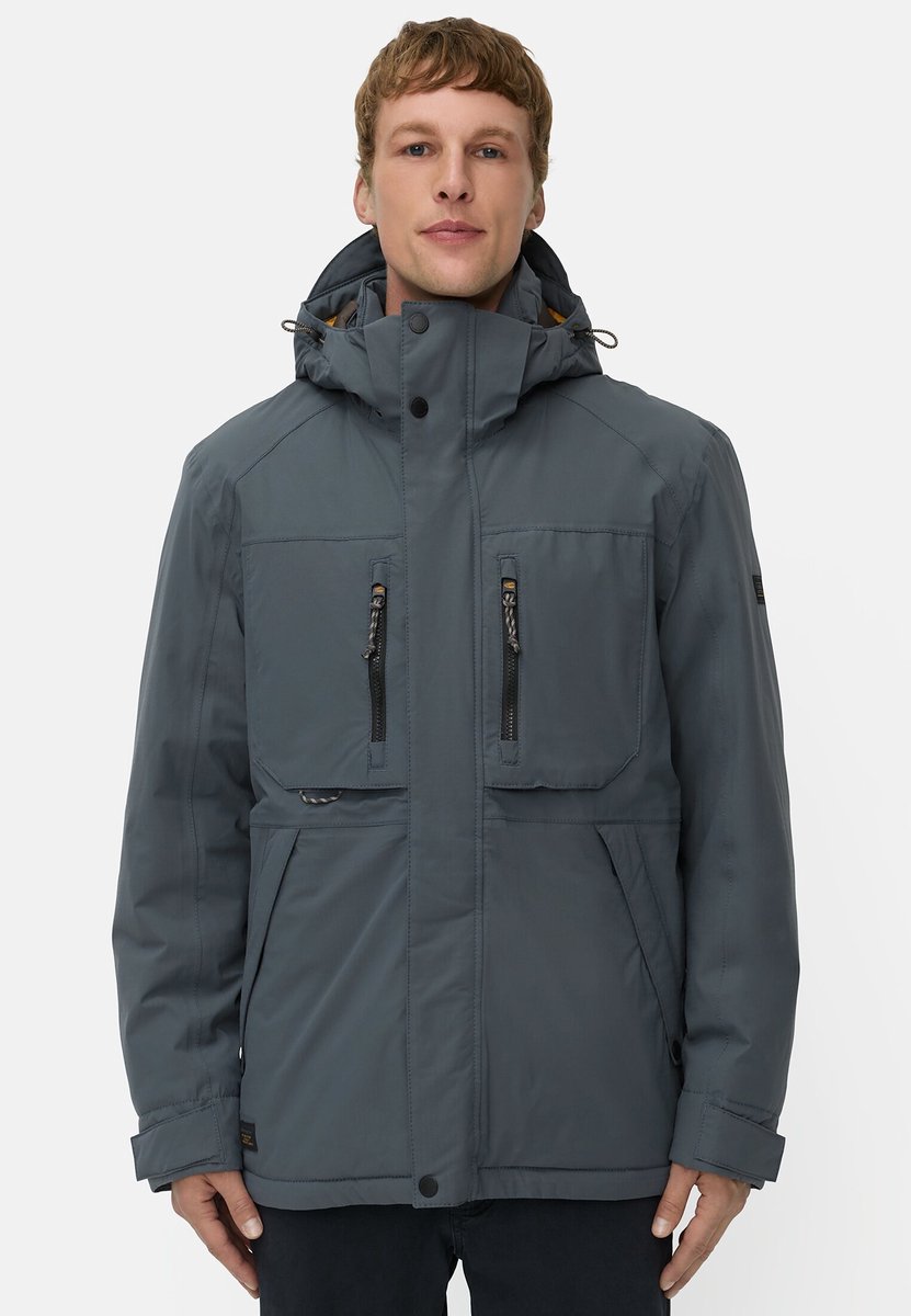 camel active teXXXactive® jas met afneembare capuchon - Maat menswear-66 - Inktblauw