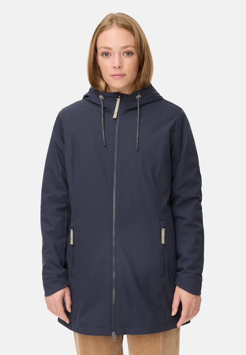 active Functioneel jack van lichtgewicht softshell met capuchon womenswear- Donkerblauw