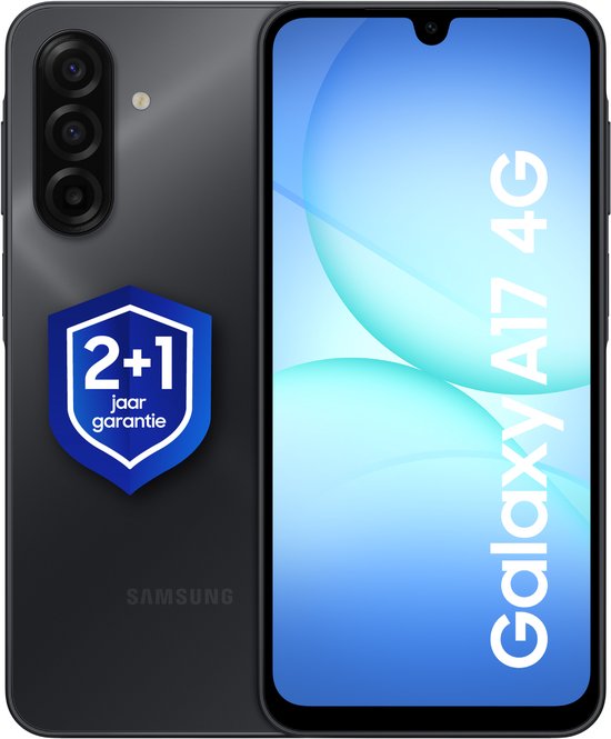 Samsung Galaxy A17 4G - 128GB - Black + 1 jaar extra garantie