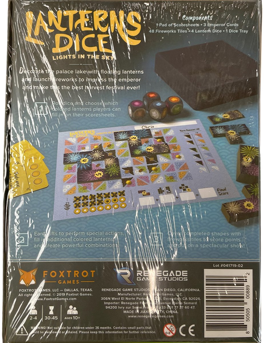 Lanterns Dice: Lights in the Sky - Dobbelspel - Engelstalig - Renegade Game Studios