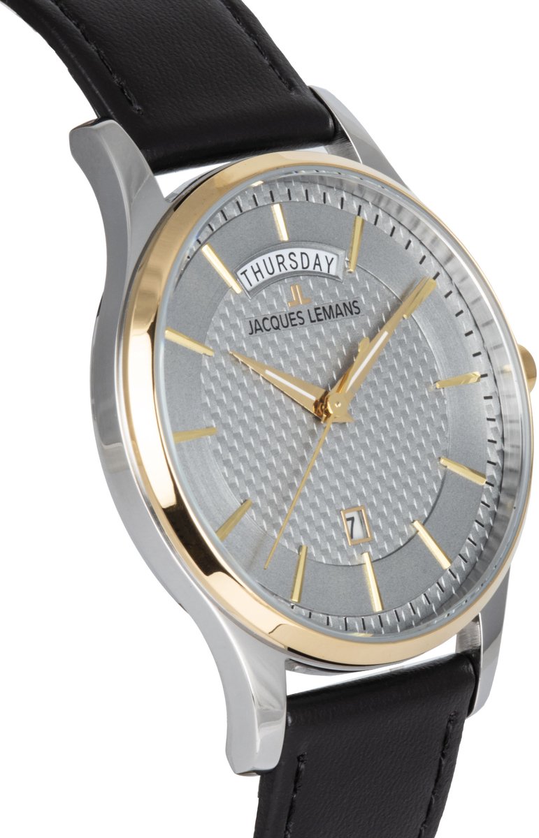 Datum horloge London Silver - Black