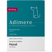 Adimere Vlooien & Teken Druppels - 3 Pipetten - Vlooiendruppels Hond 20 - 40 kg- tot 2 maanden bescherming per Pipet - Werkzaam binnen 24 - 48 uur