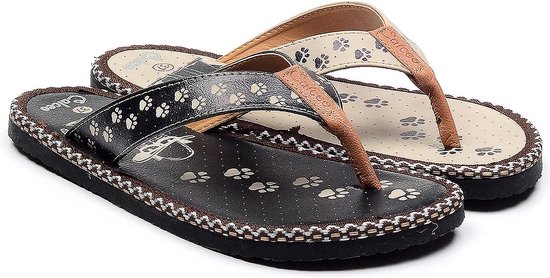 GOBY - Cat Detective - Sandales pour femmes - Slippers - Haute qualité - Fait main - Taille 40