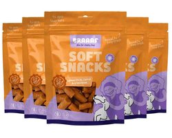5x Braaaf Hondensnack Sticks Wortel - Sperzieboon - Zalm 85 gr