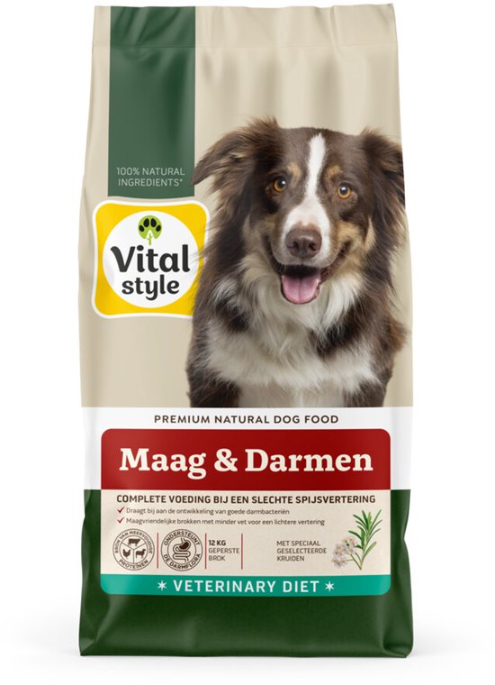 Vitalstyle Maag & Darmen Hondenvoer - 2 x 12 kg - Voordeelverpakking