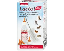 2x Beaphar Zuigflesje Voedingsset Lactol
