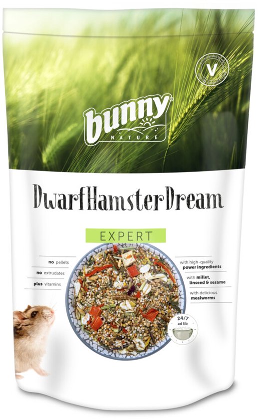Bunny Nature - Dwerghamsterdroom Expert - 500 g