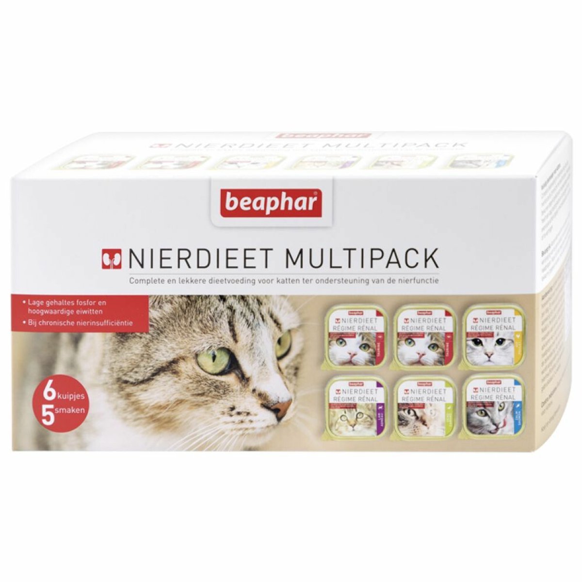 Beaphar Nierdieet Taurine - Kattenvoer - Zalm - Kip - 0,006 kg