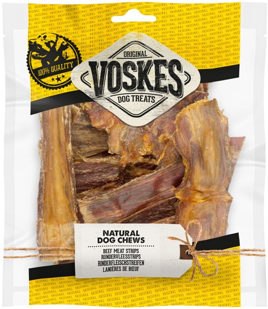 Voskes Runderstrips - 12 x 100 gr - Voordeelverpakking