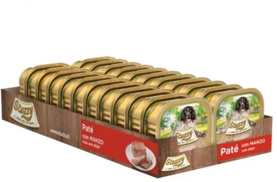 Stuzzy Hondenvoer Paté Rund - 22 x 150 gr - Voordeelverpakking