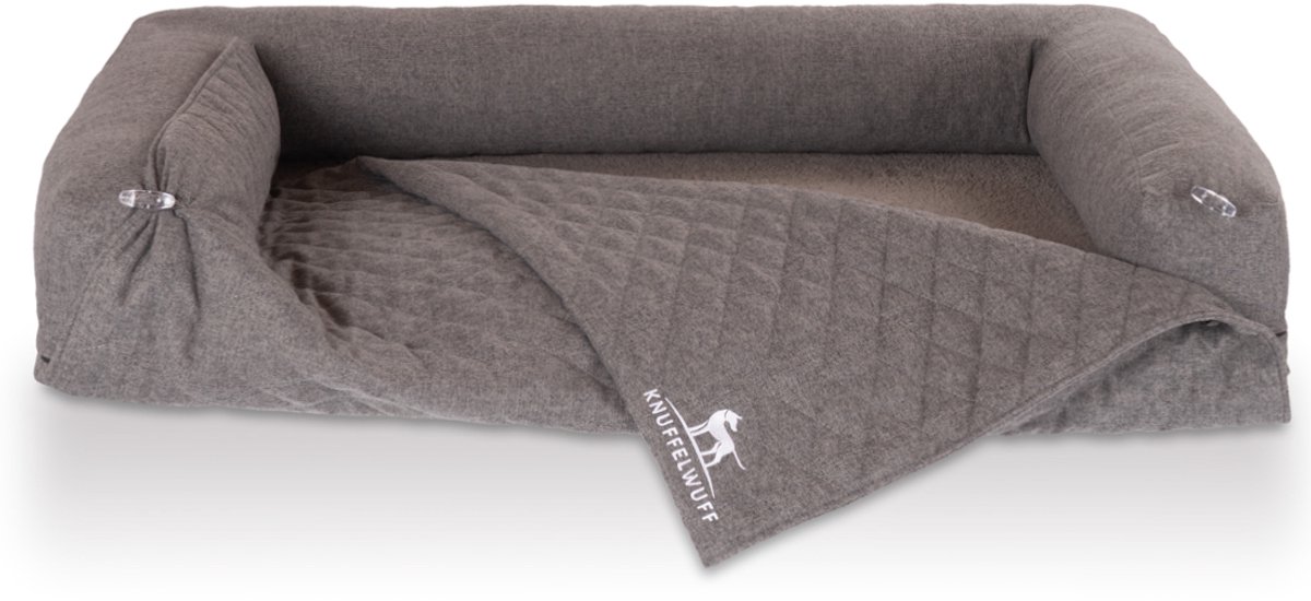 Knuffelwuff orthopedisch 2-in-1 meubelbeschermer hondenbed Yona 86 x 55 cm