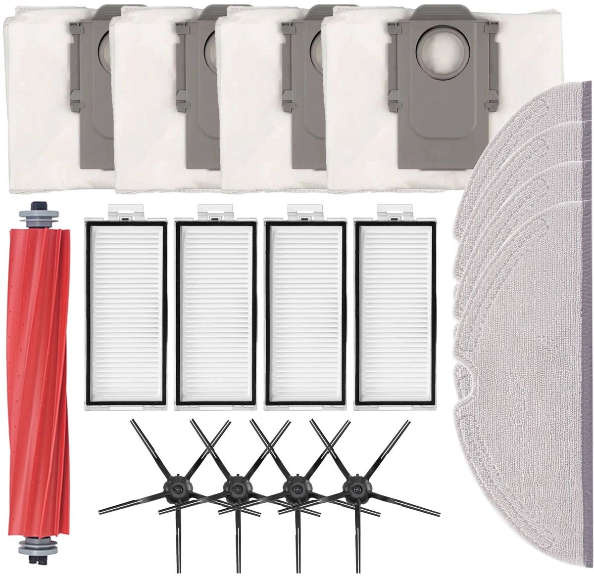 Roborock Q7 en Q7 Max Onderhoudsset (Plus.Parts® alternatief voor 8.02.0145)