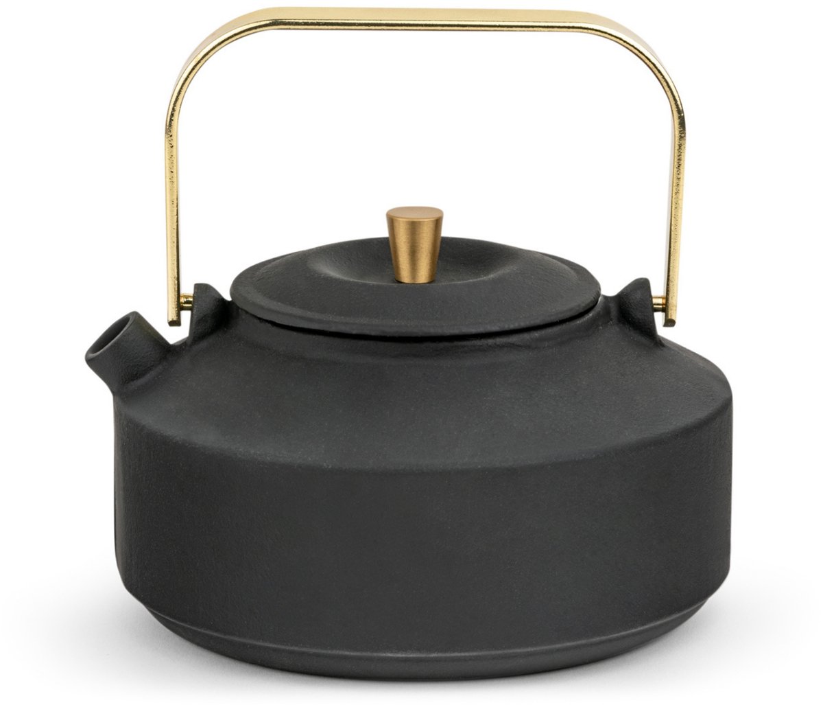 Bredemeijer - Theepot Shangdong gietijzer 0,75 liter - zwart - met filter
