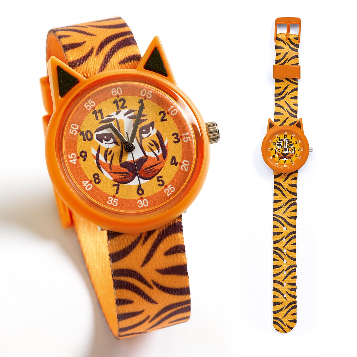 Djeco horloges voor kinderen Tiger