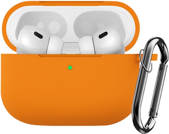 Okido - Étui pour AirPods Pro 3 - Étui en silicone pour AirPods - Oranje - Étui pour AirPods Apple Pro 3 - Étui AirPods