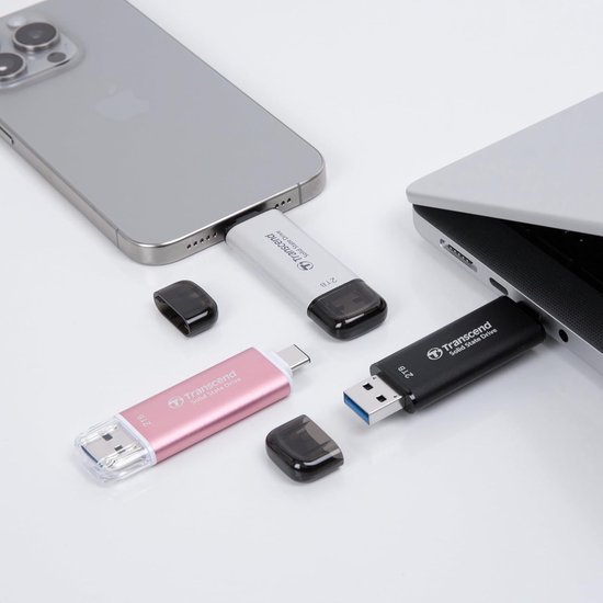 Draagbare externe SSD-harde schijf 2 TB met USB-C en USB-A - Hoge snelheid en veelzijdige compatibiliteit van Merkloos — afbeelding 4