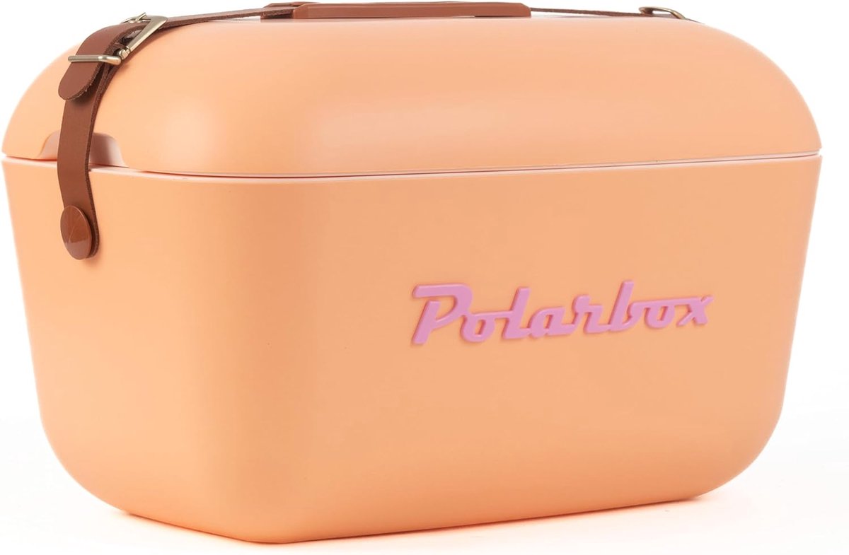 Koelbox 12 liter - Sorbet-roze, ideaal voor picknicks en kamperen