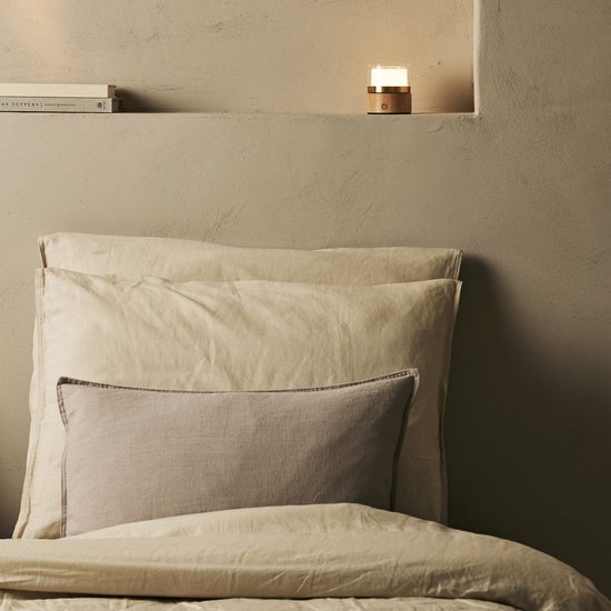 Tavellio Leo Oplaadbare Tafellamp – H9 – Hout – Lichtbruin