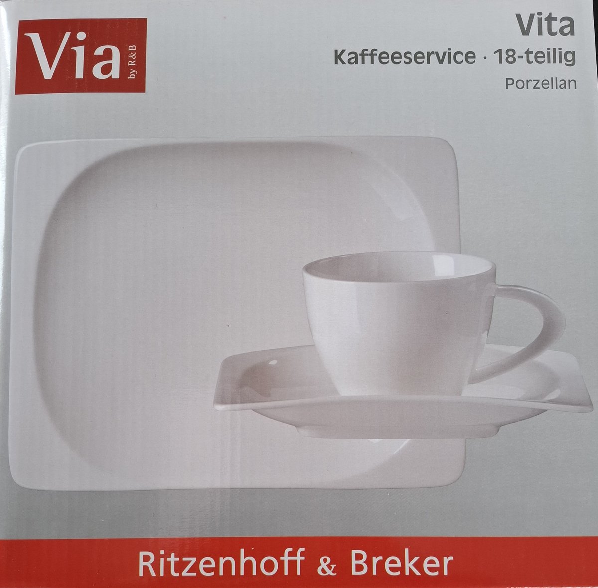 Ritzenhoff & Breker Vita koffieservies 18 delig porselein