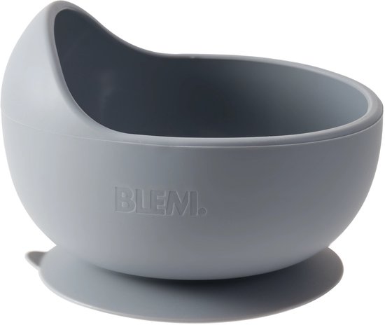 BLEMI Siliconen Kinderservies Set Blauw - 8 delig - Kinderservies - Babyservies - BPA vrij - Kraam Cadeau - Baby Cadeau van BLEMI — afbeelding 4